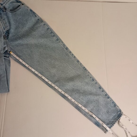 Gap Y2K Vintage No 9 Reverse Fit High Rise Light Blue Denim Jeans Women’s 10 - Picture 14 of 16